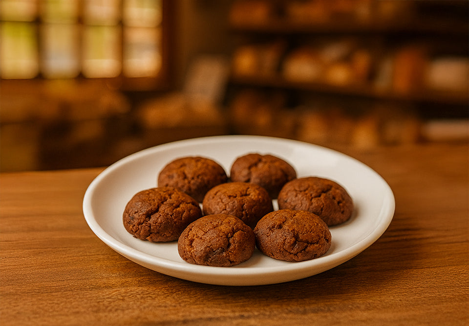 Ragi & Walnut Cookies